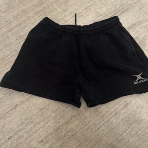 Gilbert Black Rugby Shorts